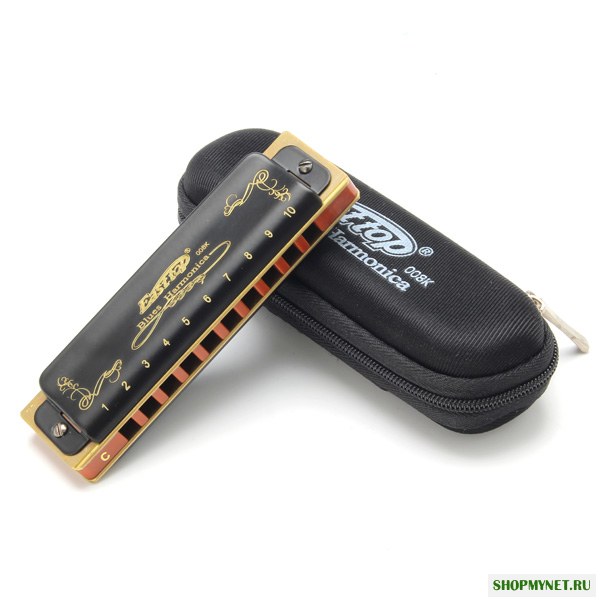 Easttop t008k 10 отверстий блюз губная гармоника ABCDEFG